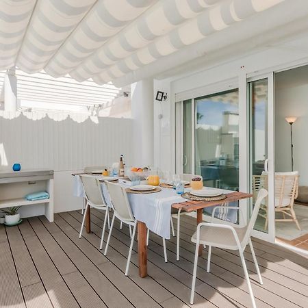 Seascape Villa Private Pool & Rooftop Jacuzzi With Sea View Near Manta Rota Beach Vila Nova de Cacela Exterior foto